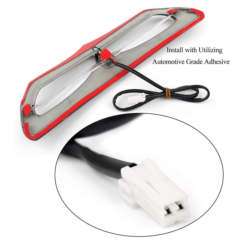 

1 Pcs LED Lighted Fairing Intake Trim Vent Accent & 1 Pair Motorcycle Saddlebag Organizer Tool Travel Bag