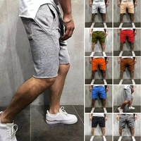 2021 men solid shorts mens loose short trousers fitness bodybuilding jogger mens brand durable sweatpants fitness workout short