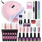 Набор для маникюра, полуперманентный Гель-лак для ногтей, набор гелей для ногтей Гель-лак