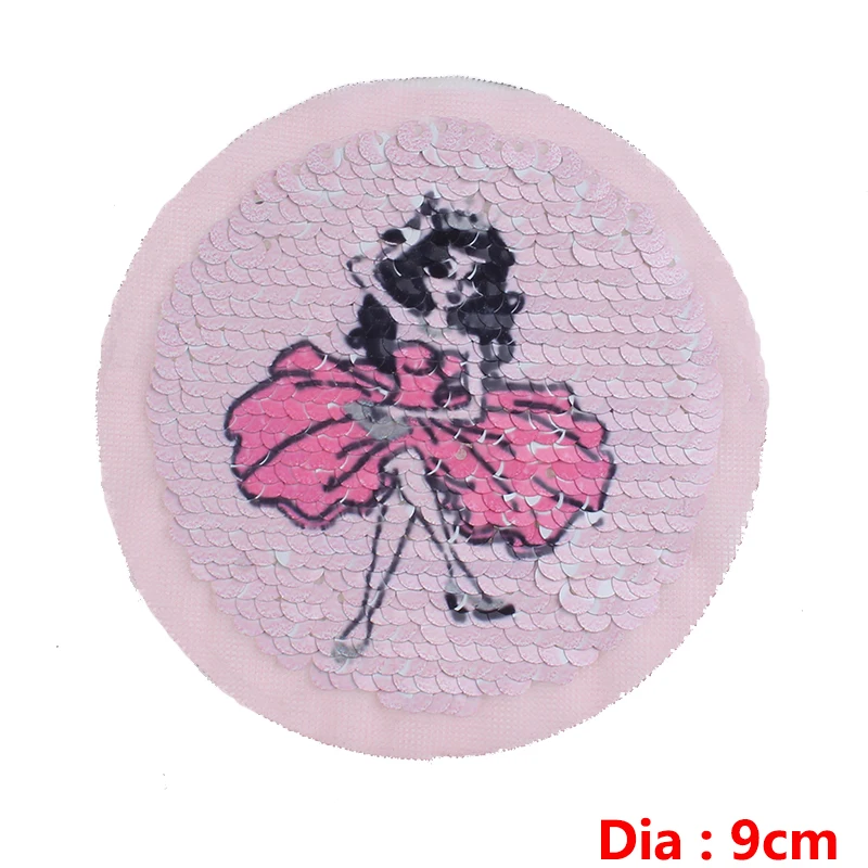 Патч с блестками в виде единорога двусторонняя меняющая цвет наклейка полоска на