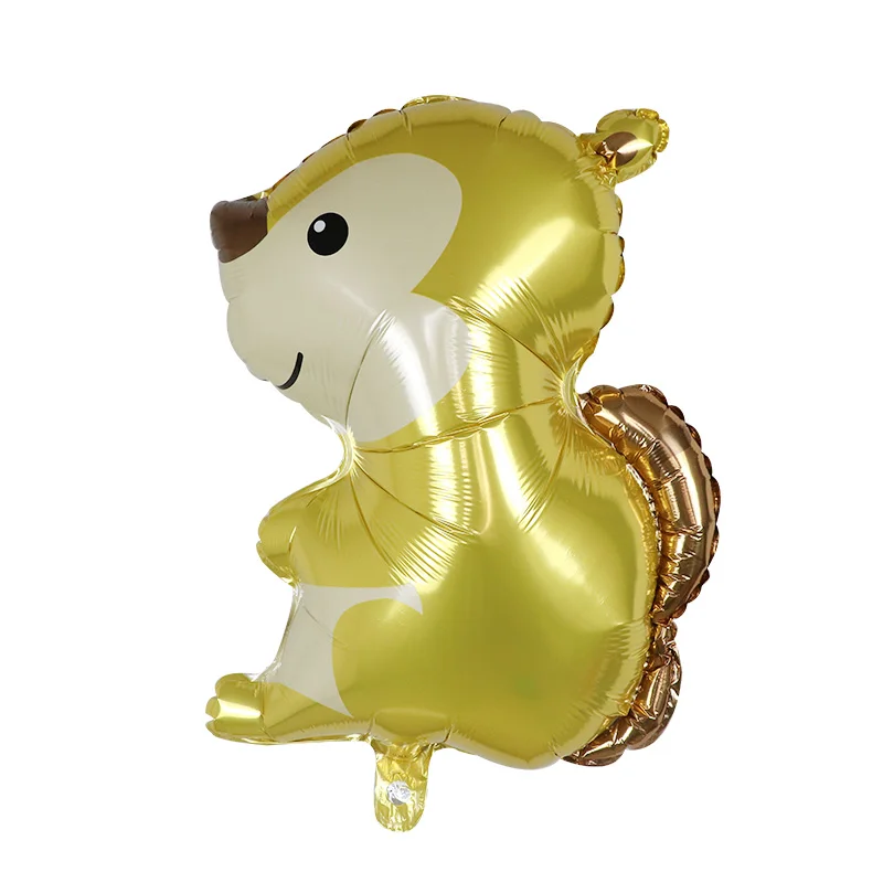 Animal Foil Balloons Birthday Wedding Forest Theme Party Decor Helium Balls Fox Hedgehog Squirrel Raccoon Baby Shower Kids Toys | Дом и сад