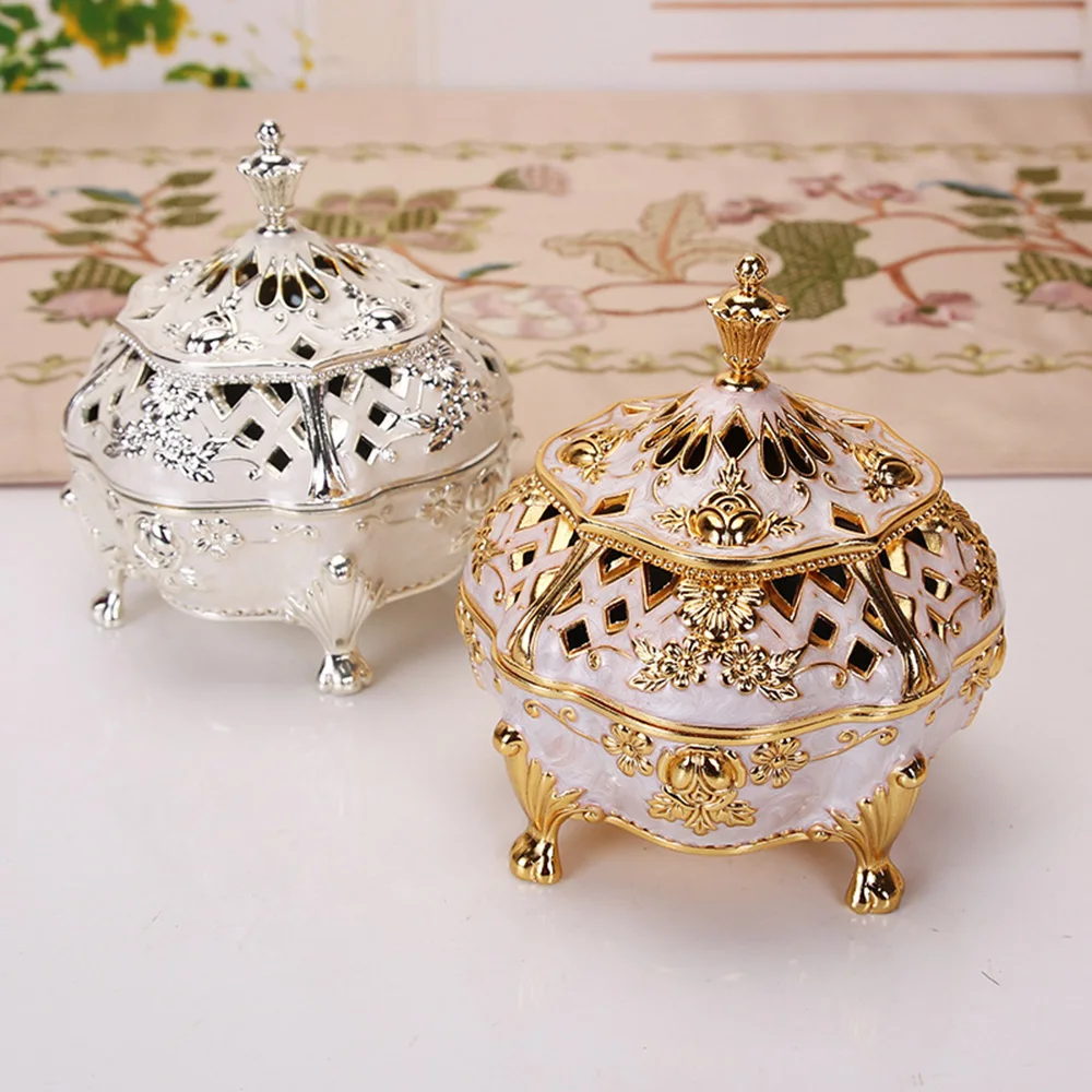 

11.9*10.4cm Incense Burner Zinc Alloy Incense Holder Handicraft Office