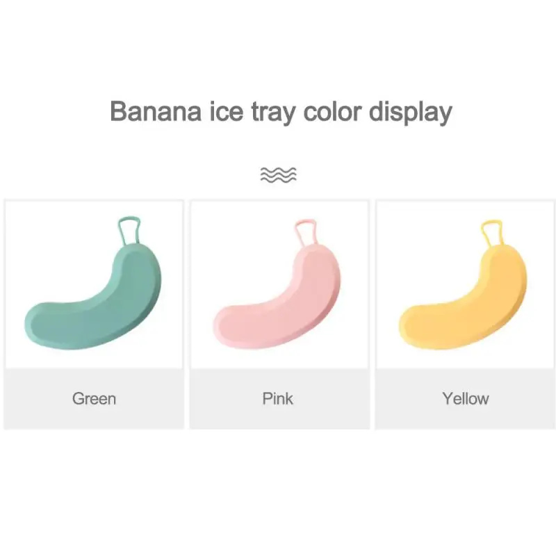 Креативная форма для мороженого из пищевого силикона в виде банана карамельного
