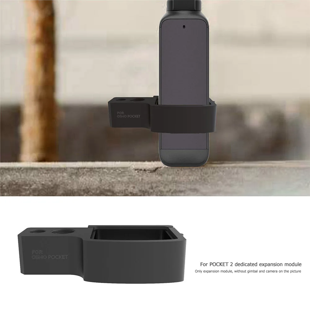 

Portable Expansion Fixed Adapter Mount Accessory Mount for DJI Pocket 2 Handheld Gimbal Camera Expansion Accessories
