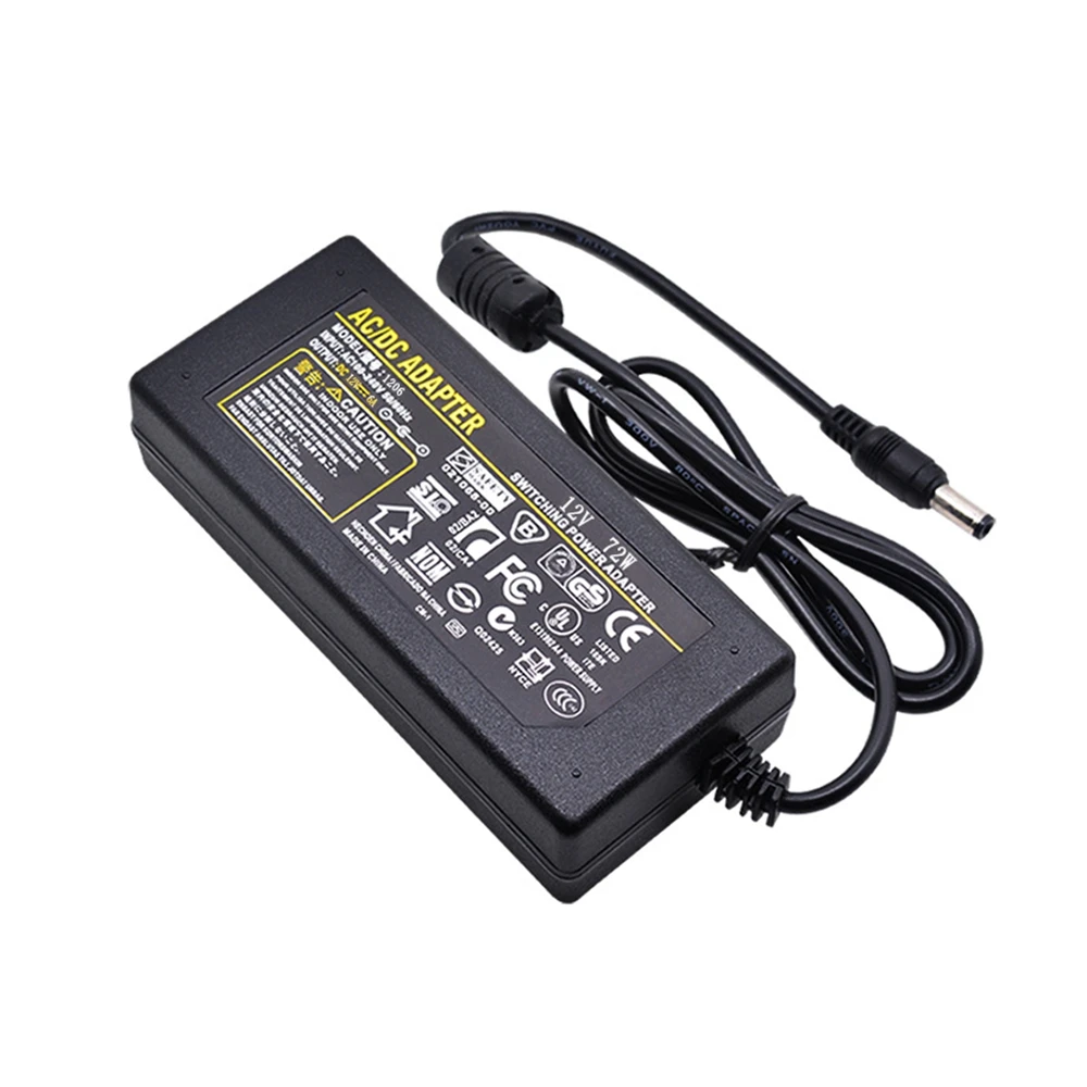DC12V WS2811 WS2815 светодиодный Питание 1A 2A 3A 5A 6A 7A 8A 10A трансформатор-переключатель