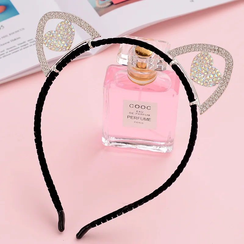 Новинка Детская повязка на голову с кошачьими ушками женский головной Убор |