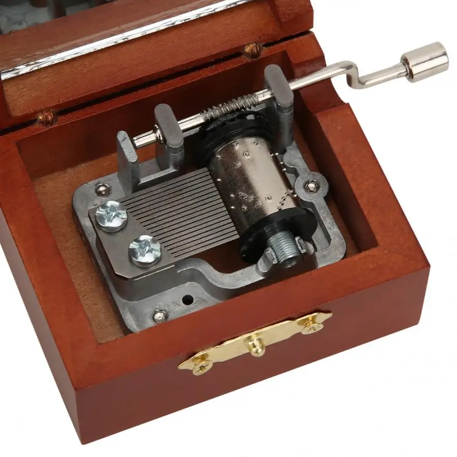 Музыкальная мини шкатулка Cikonielf в форме фонографа с ручной рукояткой домашний