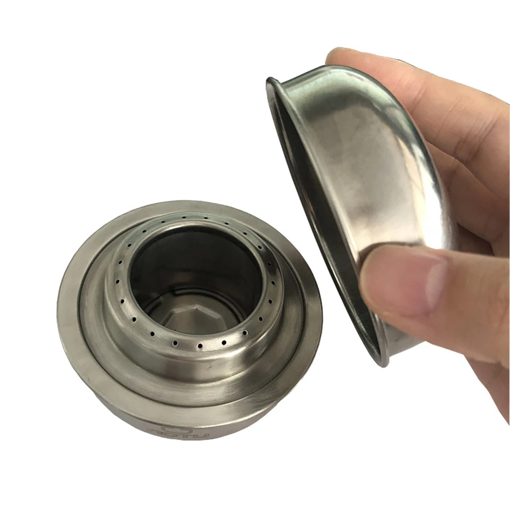 Stainless Steel Alcohol Burner Cap for Camping Stoves to Put out Fire on Spirit | Спорт и развлечения