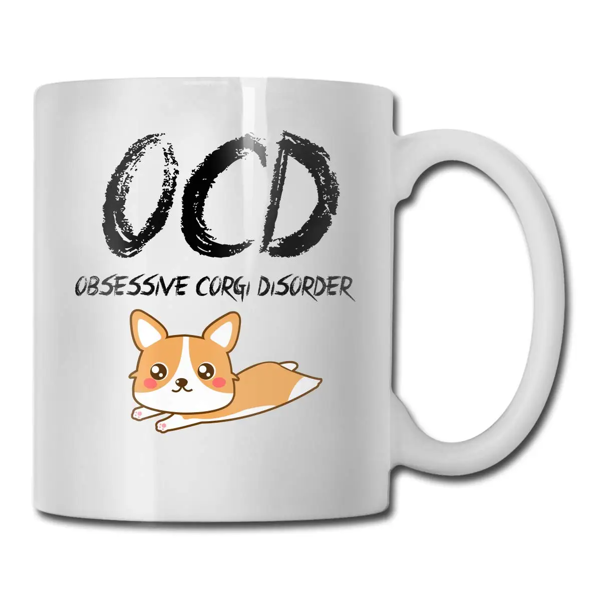 Забавная кофейная кружка OCD с изображением акушерской корги 11 унций | Дом и сад