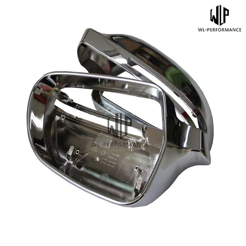 Free Shipping A4 Electroplated Replacement Car Rearview Mirror Cap Cover Trim Fits for Audi A4l Styling 09-12 | Автомобили и