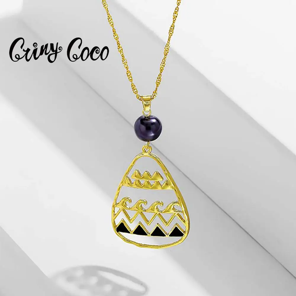 Cring Coco новинка гавайское ожерелье для женщин жемчужно желтая капля воды 2020