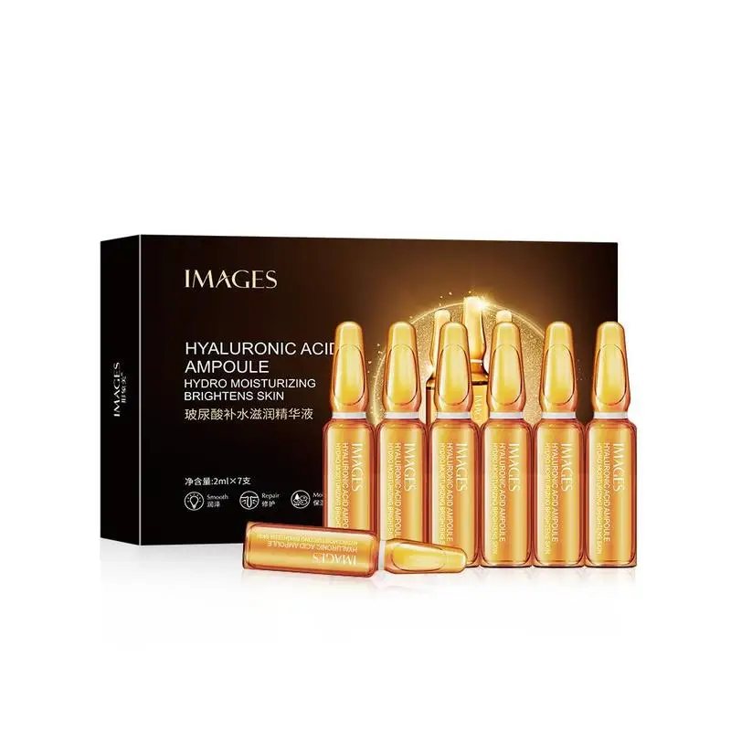 7 шт. лица с гиалуроновой кислотой Сыворотки комплект сужение пор отбеливание