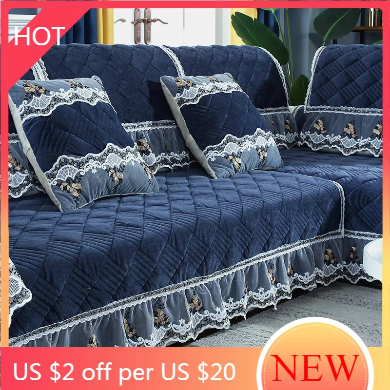 

Cotton Sofa Cover Decor Fabric Anti Slip Stretch Sectional Chair Cover Stretch Folding Cushion Funda De Sofa Furniture AG50SF