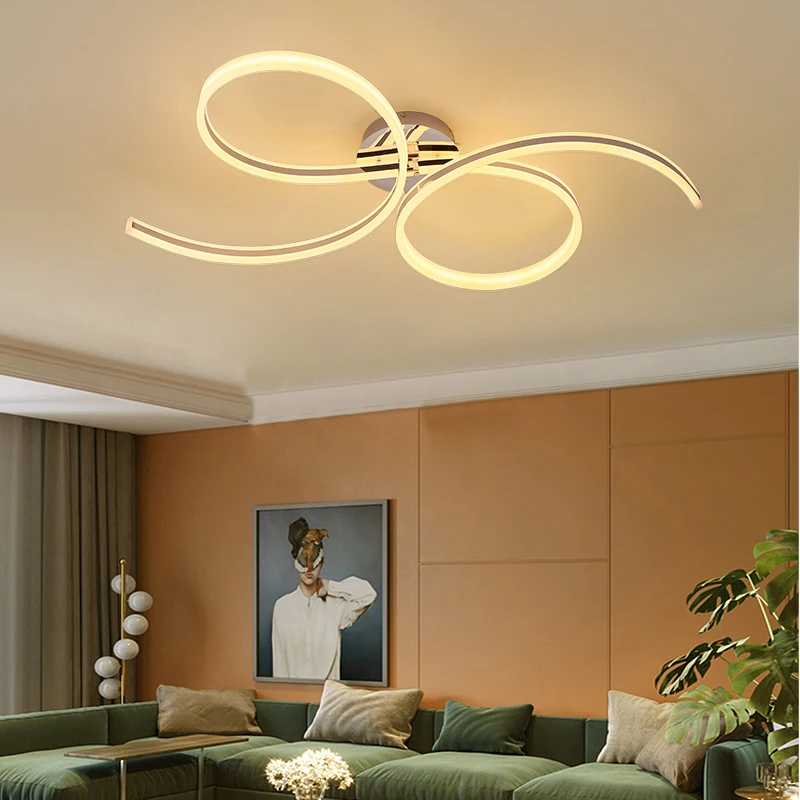 Креативные современные потолочные светильники для спальни гостиной кабинета