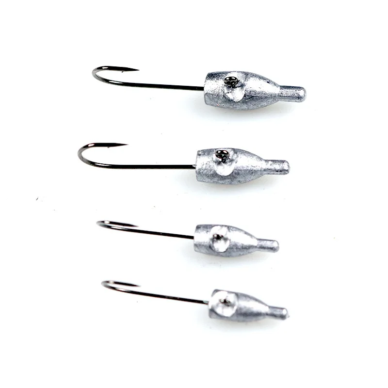 5 шт./лот рыболовный крючок с открытой рукояткой джиг-головка для подледной