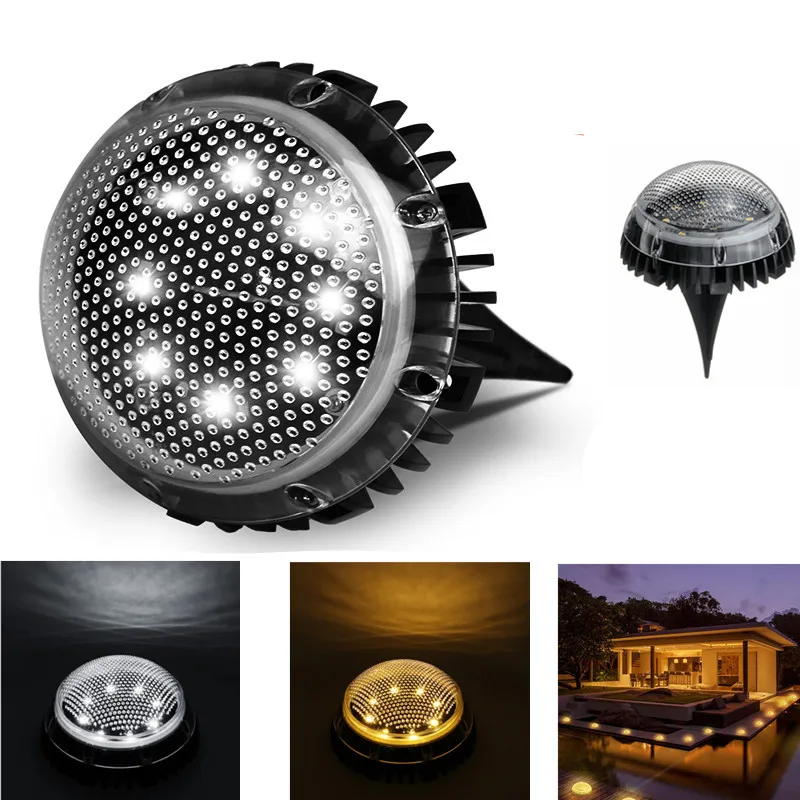 COB светодиодный светильник на солнечной батарее водонепроницаемый регулируемый