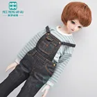 Аксессуары для кукол BJD одежда подходит для 40-45 см 14 MSD MK MYOU модная полосатая футболка джинсовый комбинезон