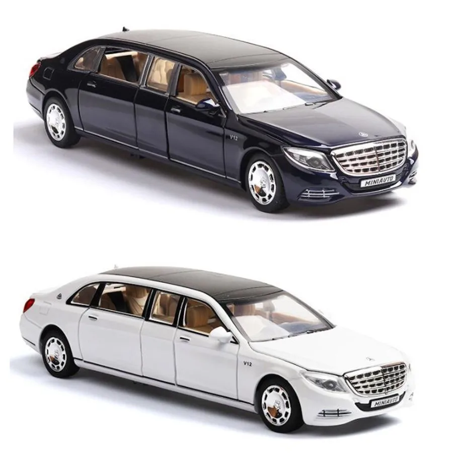 Литая модель автомобиля 1:32 Масштаб Maybach S650 сплав моделирование Расширенный