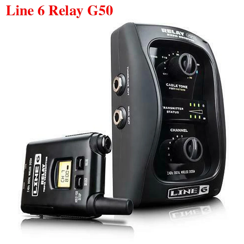 

Line 6 Relay G50 Wireless Guitar System: transmitter and receiver,12-channel,2.4 GHz