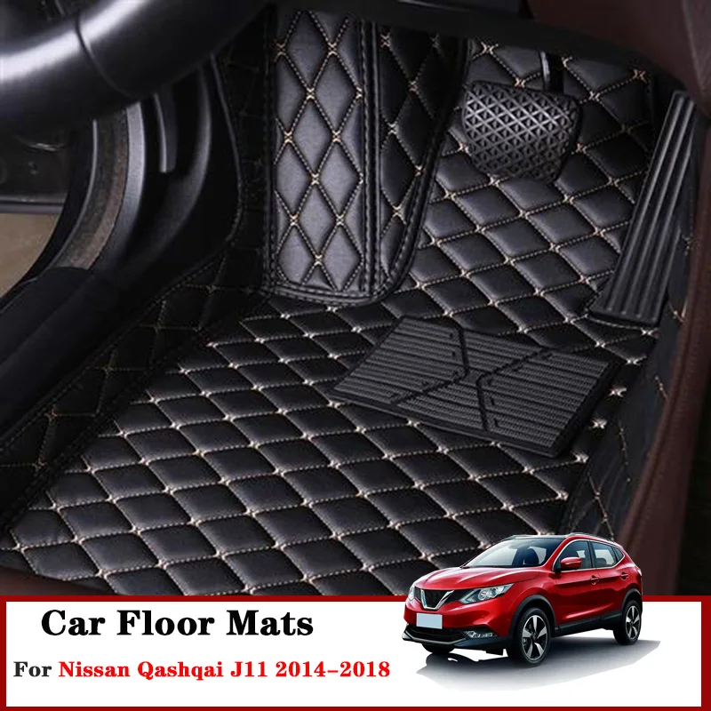 

Car Floor Mats For For Nissan Qashqai J11 2021 2019 2018 2017 2016 2015 2014 Car Floor Mats Floorliners Auto Leather Rugs