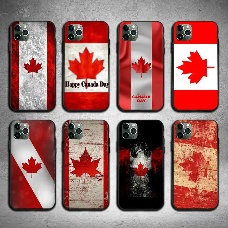 

Canadian Flag Soft Phone Case For Iphone 6 6s 7 8 Plus XR X XS XSmax 11 12 Pro Mini Max