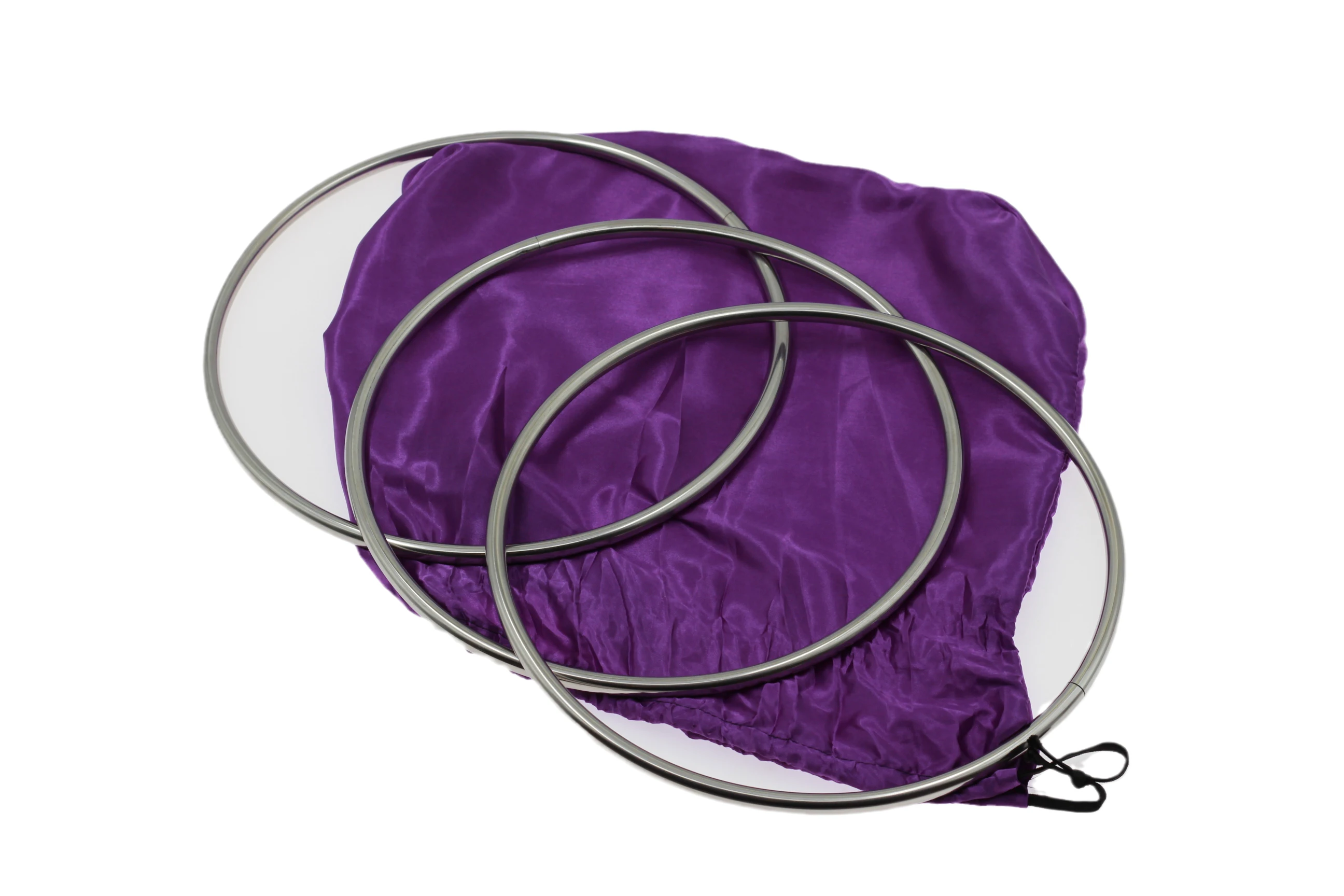 Набор колец с 3 магнитными кольцами большого размера (диаметр 31 см нержавеющая