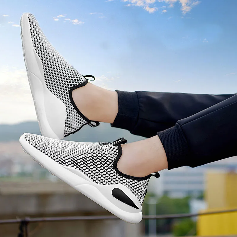 Damyuan Breathable Running Shoes 46 Fashion Lightweight Mens Sneakers 45 Comfortable  Casual Outdoor Jogging Men's Sports Shoes