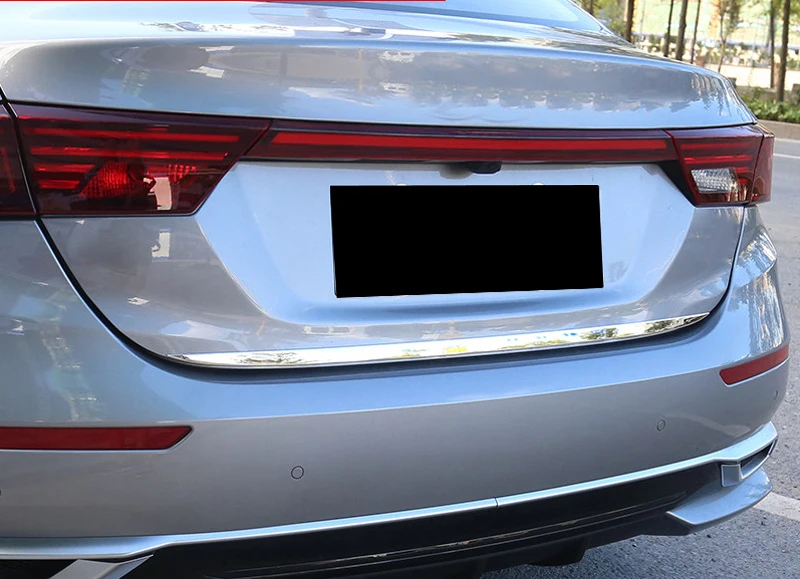 Для Kia K3 Forte 2019 2020 литьевая крышка багажника из нержавеющей стали Накладка для