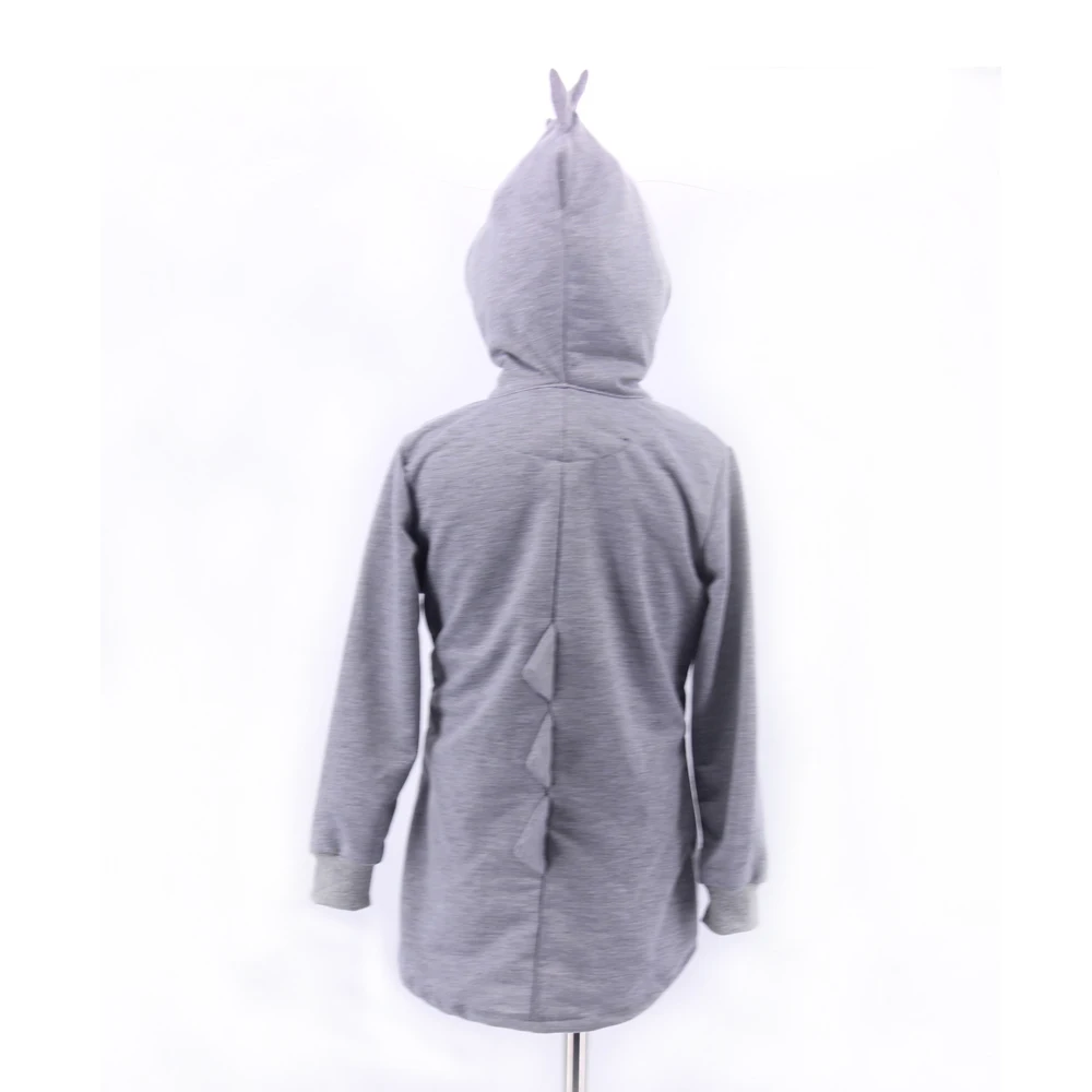 Детские толстовки с капюшоном куртка динозавром для девочек и мальчиков #