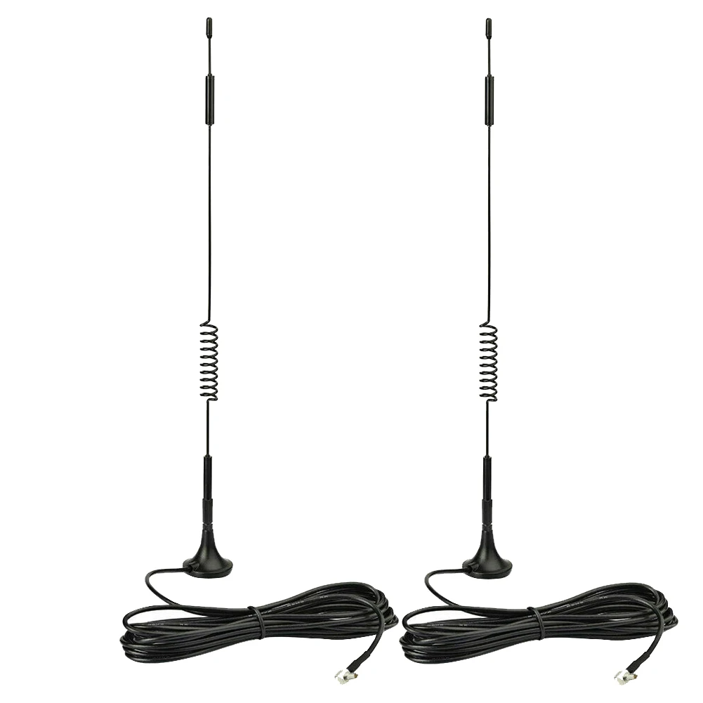 2pcs 4G wifi TS9 магнитная антенна передача связи радио стабильный получить сигнальный разъем адаптер портативный простой в использовании мобильный - Цвет: 2pcs