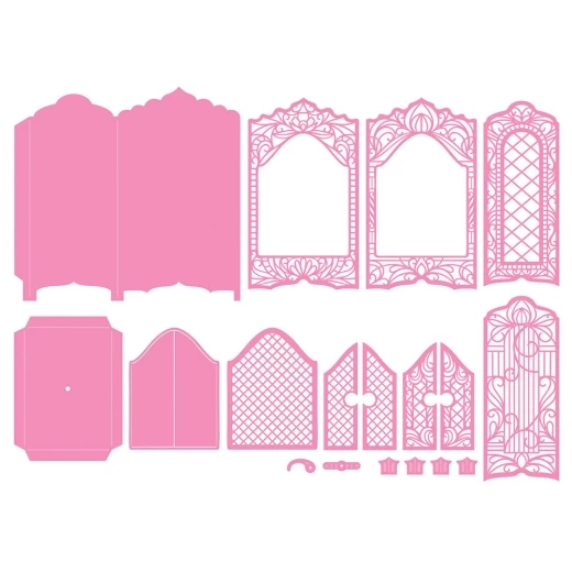 Металлические Вырубные штампы размеры коробка для скрапбукинга стальное