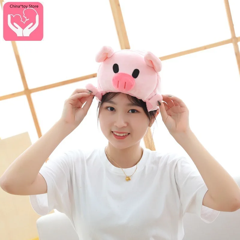 Шляпа в виде свиньи милая розовая шляпа форме реквизит для детской фотосъемки