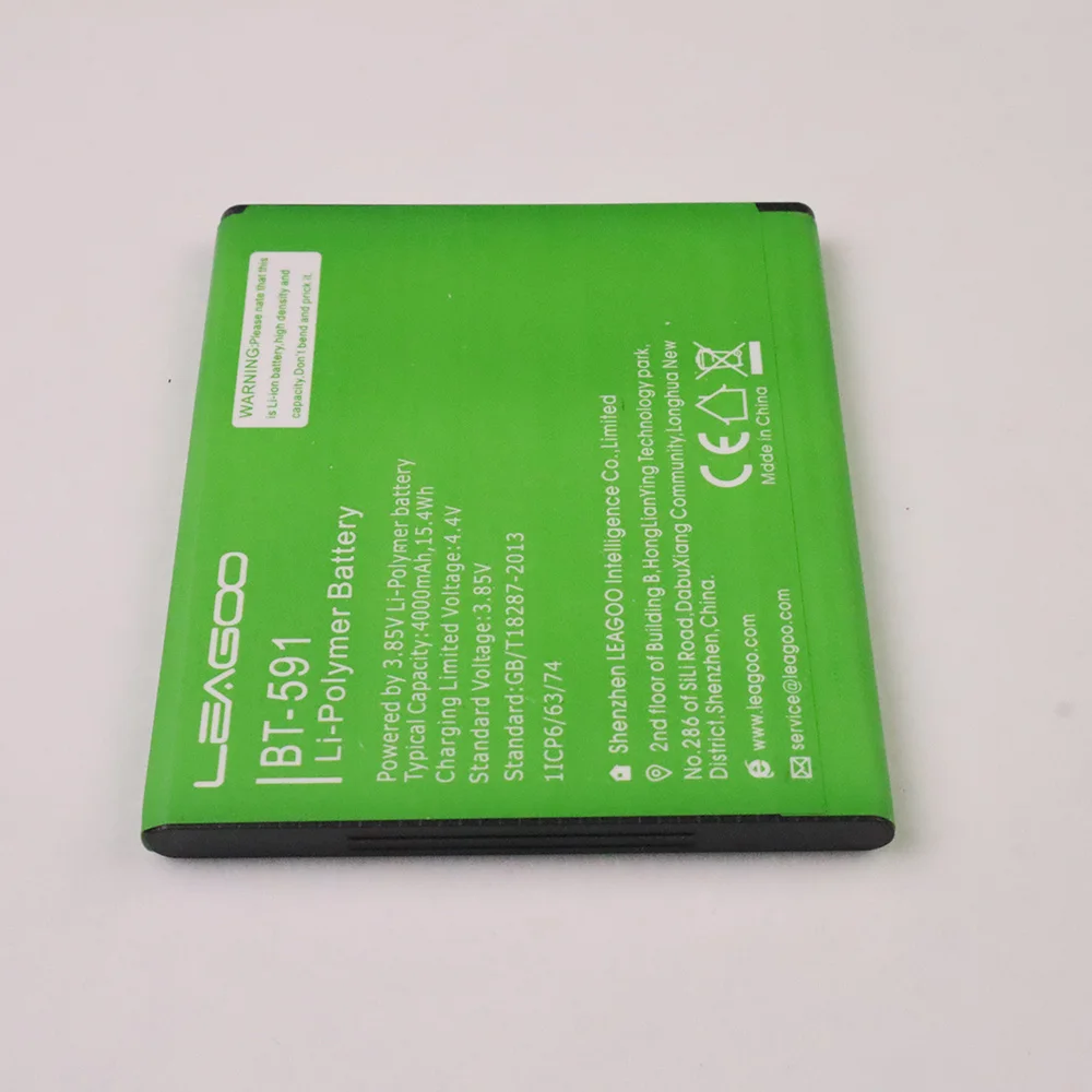 new high quality original battery 4000mah for leagoo kiicaa power bt 591 mobile smart phone parts batterie free global shipping