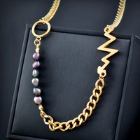 sinleery korean style stainless steel necklace for women pearl stitching choker neck love heart neck pendants jewelry xl340 ssh