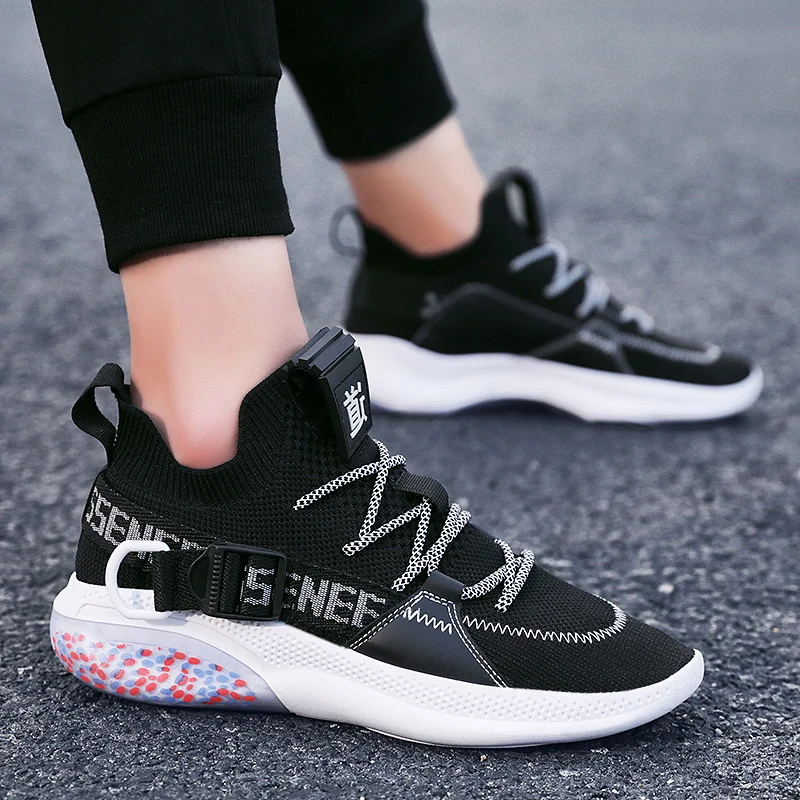 Men Vulcanize Shoes Sneakers Breathable Casual No-slip 2020 Male Air Mesh Lace Up Tenis Masculino |