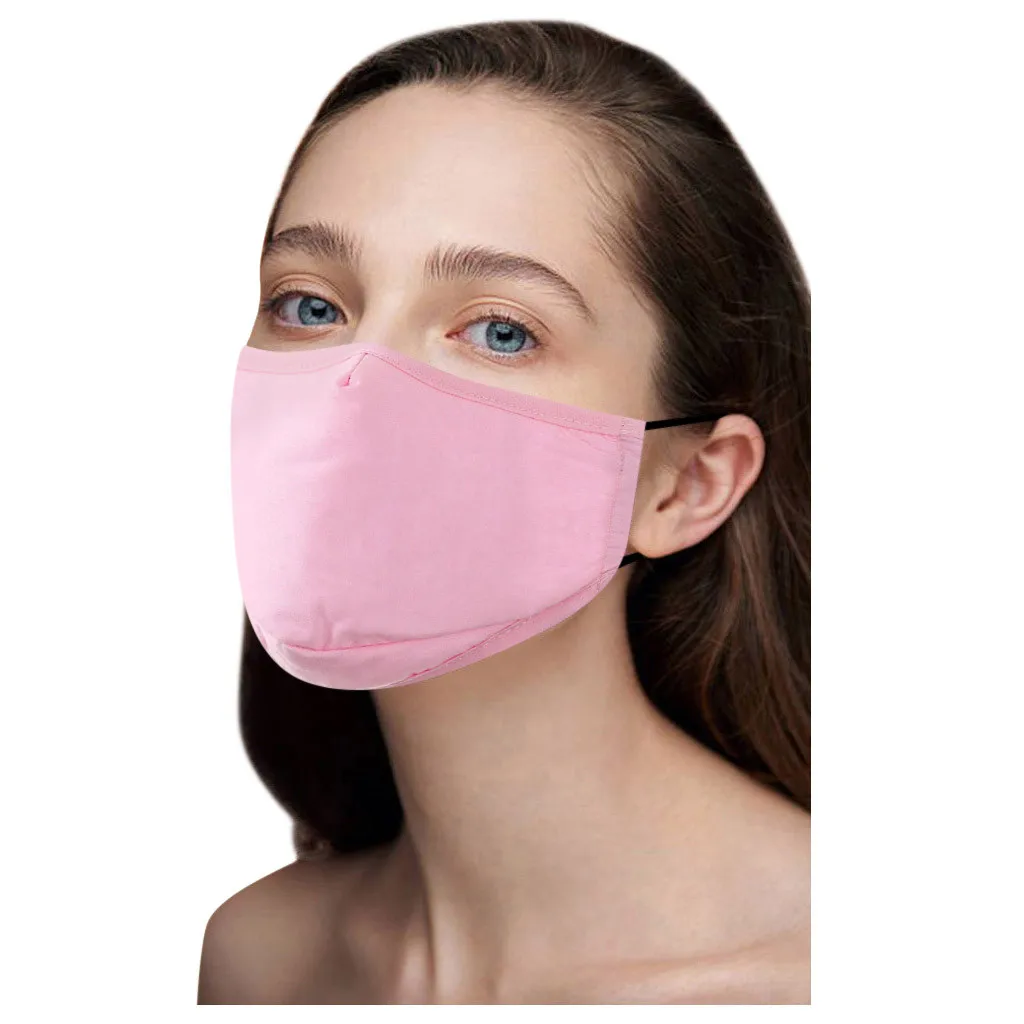 

Unisex Adult 2020 Fashion Solid Color Masks Washable Cotton Masks for Adults Reusable Dust Proof Washable Cool 7 Colors A40