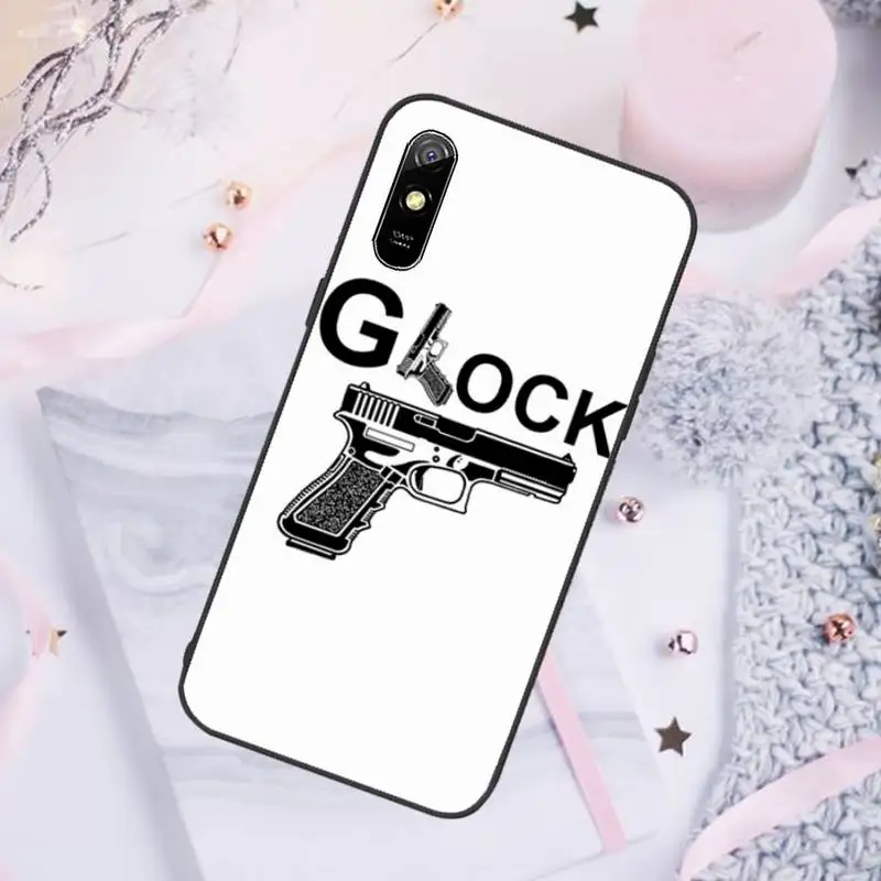 

Glock Handgun Phone Case For Xiaomi Redmi note 7 8 9 pro 8T 9A 9S Mi Note 10 Lite pro