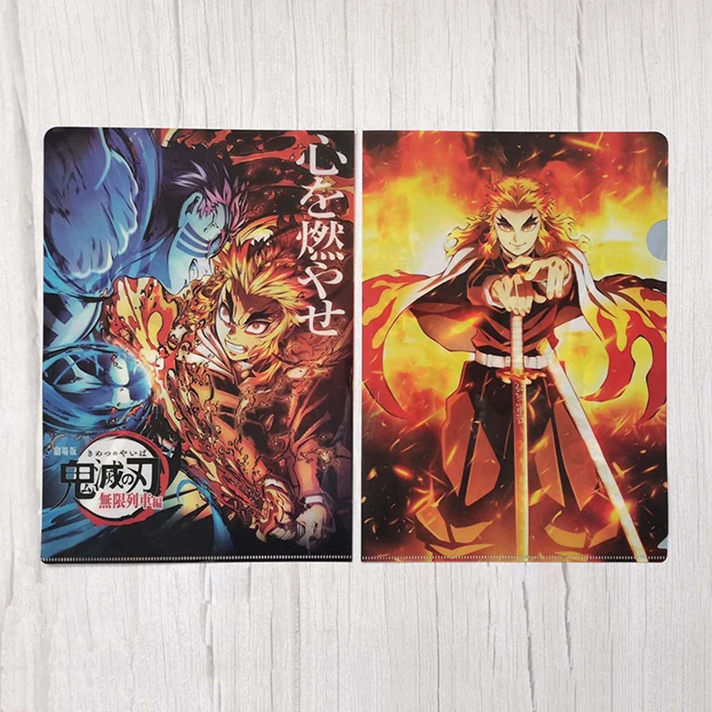 

Anime Demon Slayer Kimetsu No Yaiba Kamado Tanjirou Storage File Folder PVC School Office Paper Document Holder