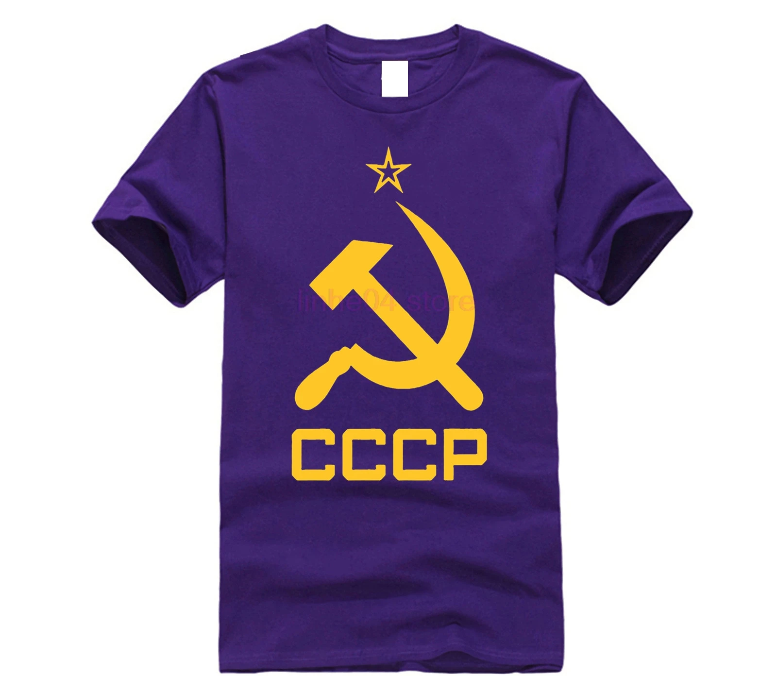 Футболка СССР с молотом и серпом Советский Союз Красная футболка летняя Мужская