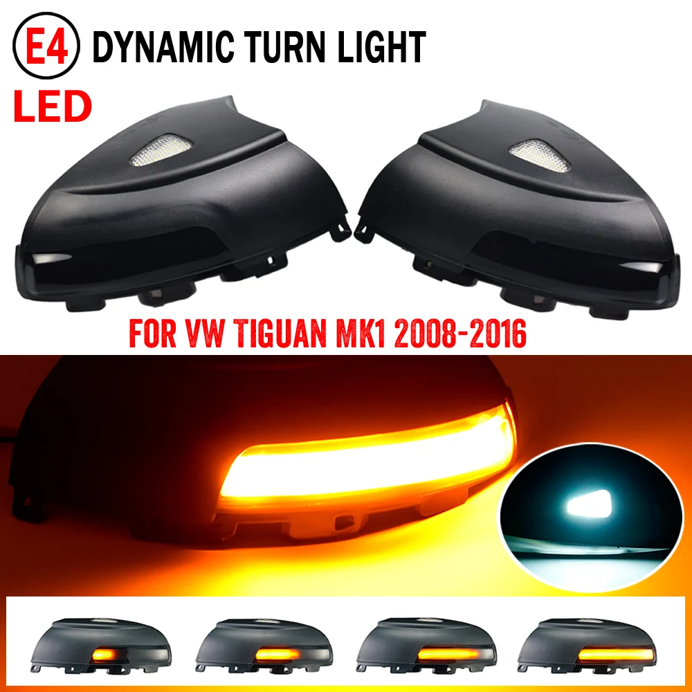

LED Turn Signal Light Flowing Water Blinker Sequential Side Mirror Indicator Blinker For Volkswagen VW Sharan 2012-2015
