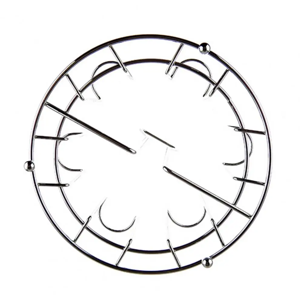 

Cup Holder with 6 Fixators Smooth Silver Glass Protective Rack for Home