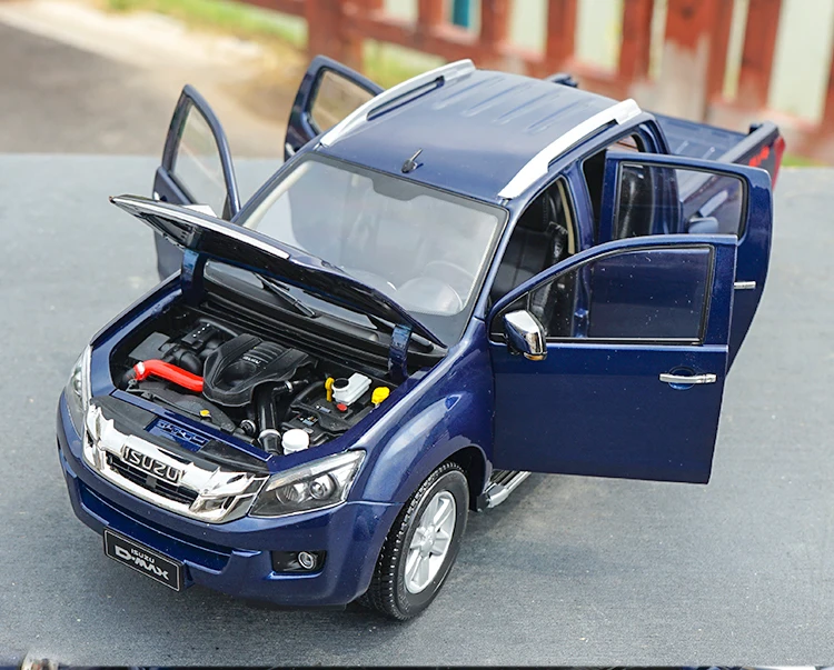 Высокая имитация 1:18 ISUZU D-MAX сплав пикап модель металлический литой автомобиль игрушка для детей подарки коллекция игрушек