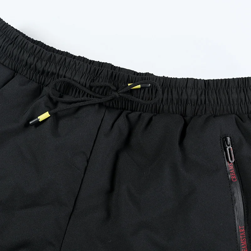 Мужские однотонные пуховые брюки зимние комбинезоны для мужчин модные теплые