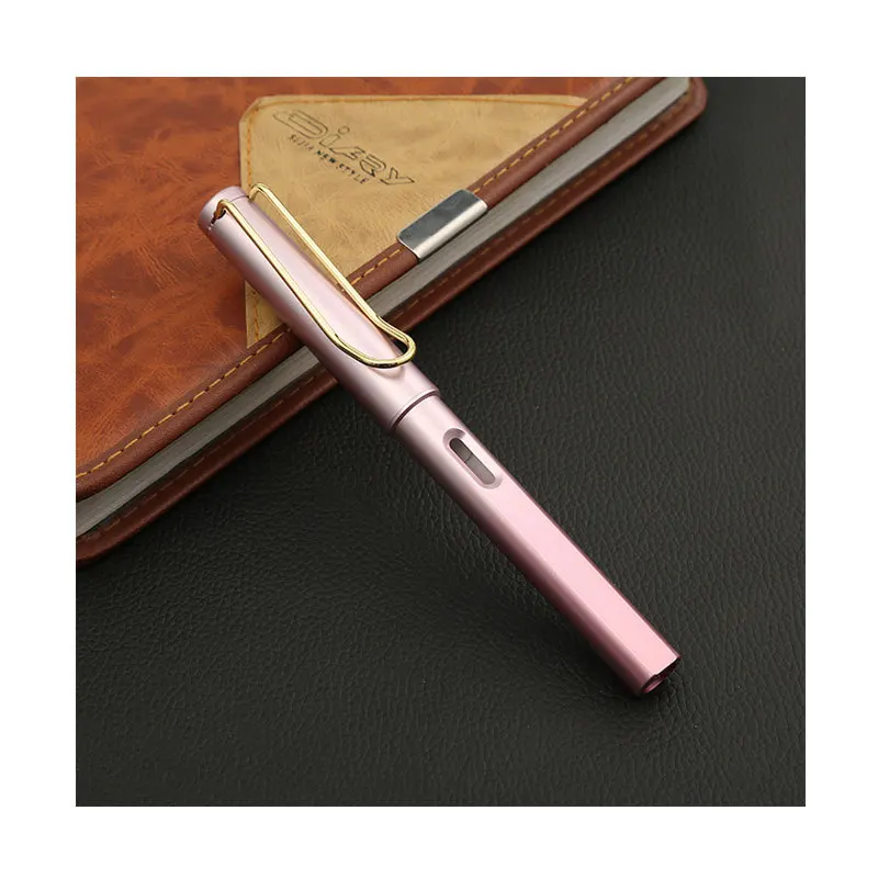 

2020 Frosted Black 870 Green Dark Grey Fountain Pen EF/F Nib Big Clip Plastic Ink Pens Stationery School Office Supplies