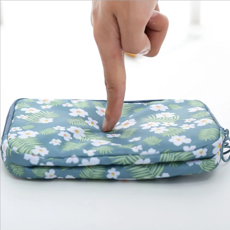 Women Men Travel Passport Cover Wallet Waterproof Zipper ID Card Charger Data Cable Banknotes Cosmetics Document Holder Bags | Багаж и