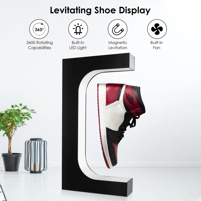 Магнитная левитационная плавающая подставка для обуви со стойкой кроссовок с
