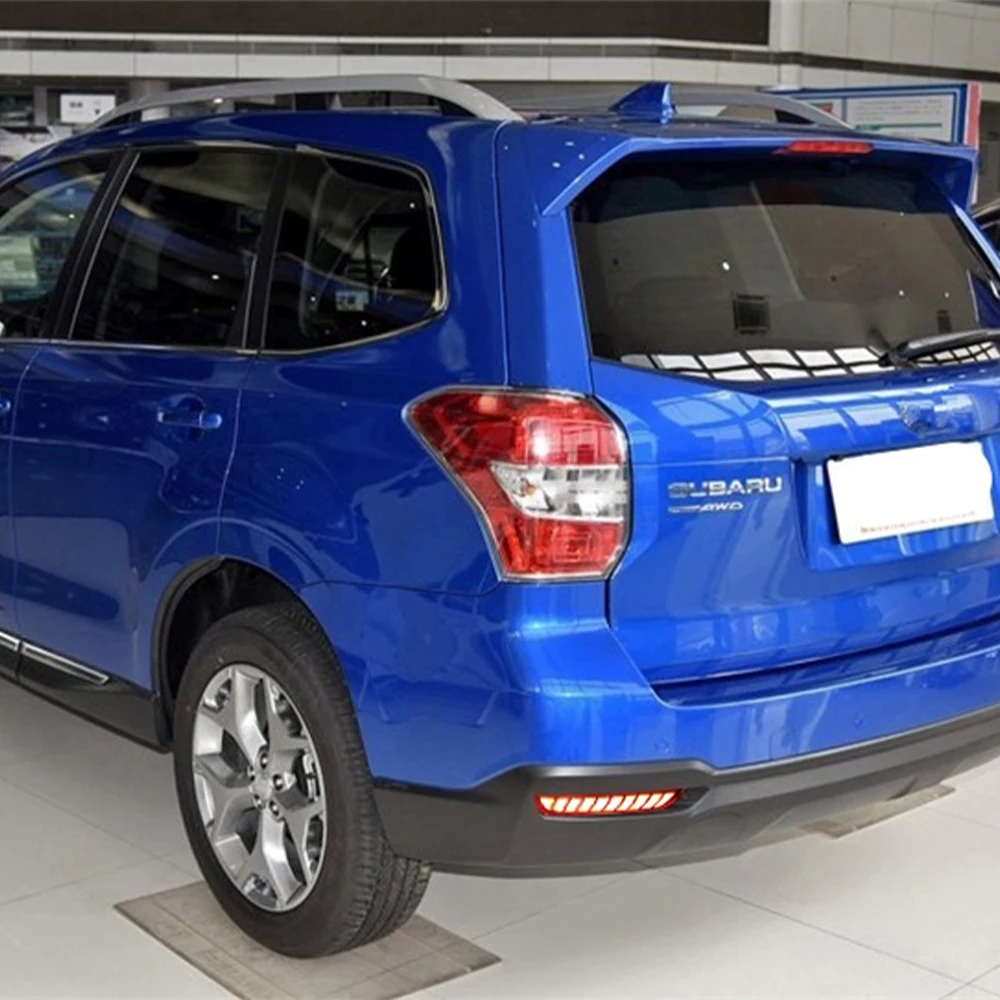 1 пара для Subaru Forester 2008 2018 светодиодный задний бампер отражатель светильник с siganls