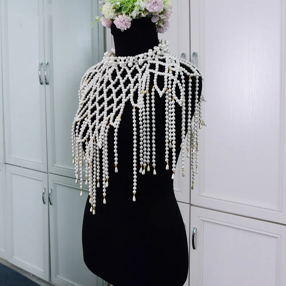 Цепочка для бикини соблазнительная цепочка груди с жемчугом многослойная