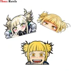 Три Ratels FC106 3D Тога химико аниме выглядывал мотоцикла машина, бампер, окно Виниловая Наклейка Граффити Стикеры