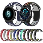 Радужный силиконовый ремешок для TicWatch Pro 3 ProX GTX, спортивные водонепроницаемые ремешки для Ticwatch E3 E 2 S2, браслет, Аксессуары для умных часов